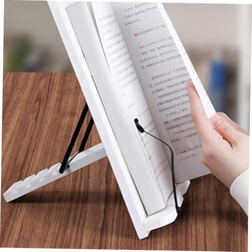 FOYTOKI Adjustable Wooden Bookstand for Reading and Cookbook Displays