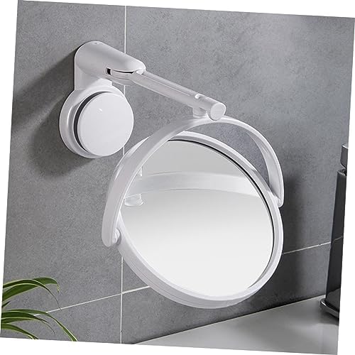Outanaya Wall Mounted Round Vanity Mirror Rotating Double Sided