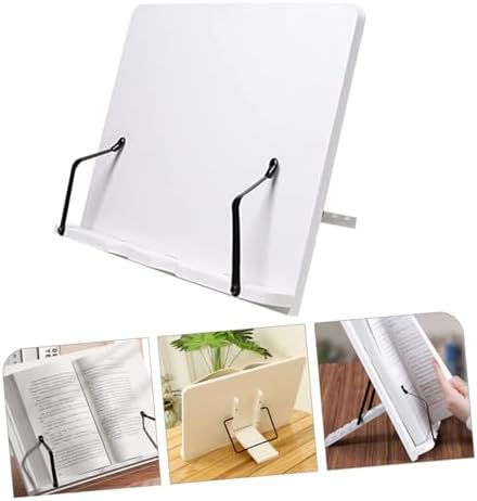 Operitacx Adjustable Wooden Book Stand for Desk Use and Reading Display