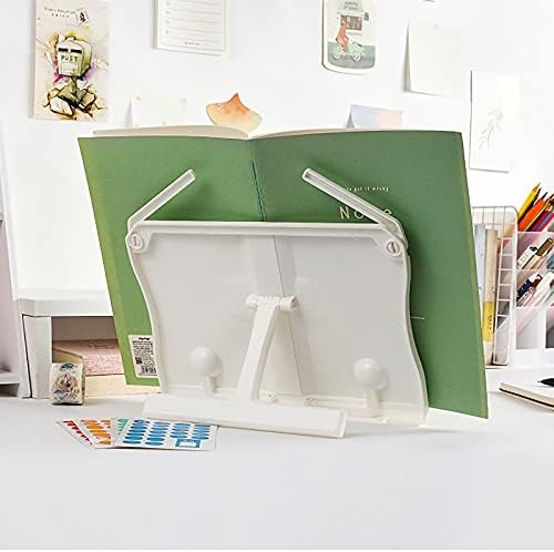 Yuidaaavzz Sturdy Gray Book Stand Holder for Reading