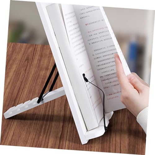 Adjustable Wooden Book Stand for Reading Display