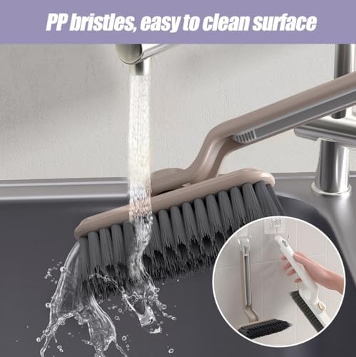 Drkicsy 2PCS Rotating Crevice Cleaning Brush Set - White