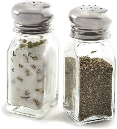 Norpro Clear Salt and Pepper Shakers 2 Pack