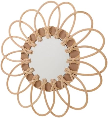 Beatifufu Woven Wall Hanging Mirror