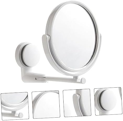 FOYTOKI Wall-Mounted Double-Sided Vanity Mirror