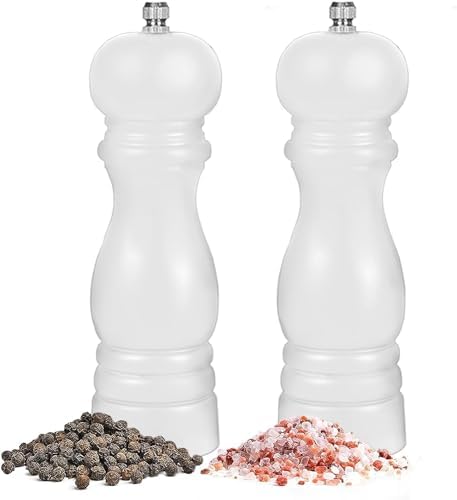 BOCHION Salt and Pepper Grinder Set of 2 Adjustable Ceramic Grinders