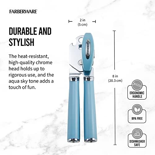 Farberware Retro Heavy Duty Can Opener with Soft Touch Handle