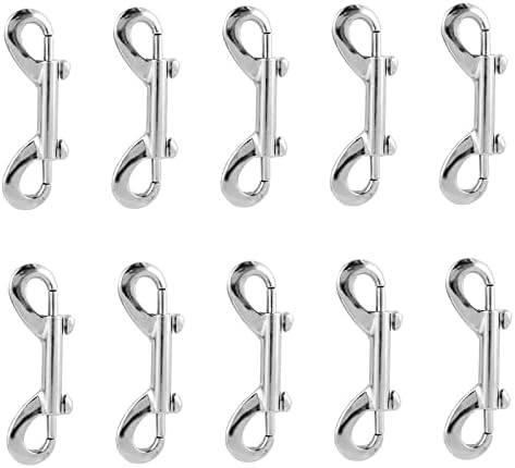 LOFIR Bolt Snaps Double Ended Hook 35 Inch 10 Pcs Fasteners