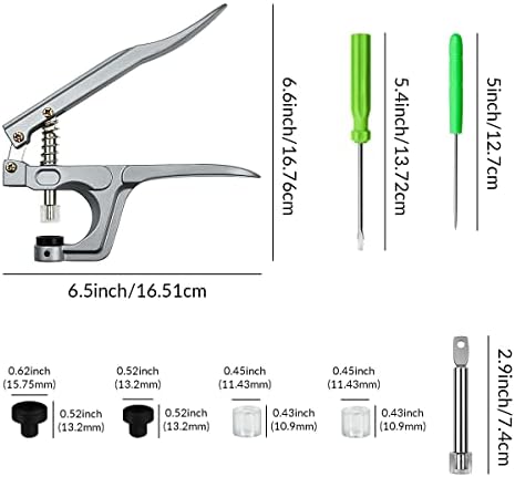 Tenalleys Snap Pliers Set for Crafts Sewing