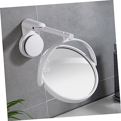 FOMIYES Round Wall Mirror Double Sided 360 Degree Rotating