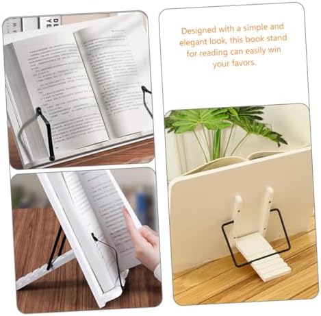 PLAFOPE Wood Book Stand for Reading and Display