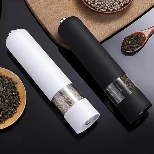 LEIXIUSM Orange Pepper Salt Mill Spice Grinder