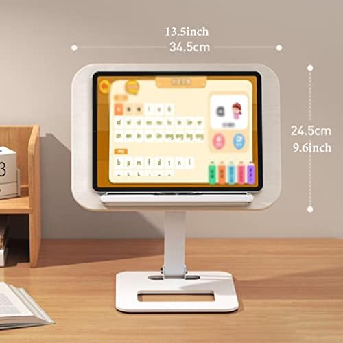 Ergonomic Adjustable Book Stand for Cookbook and Tablet Silver