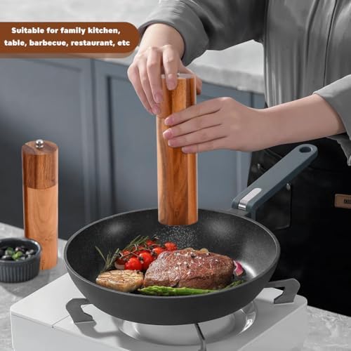 Hogurin Wooden Salt Pepper Grinder Set