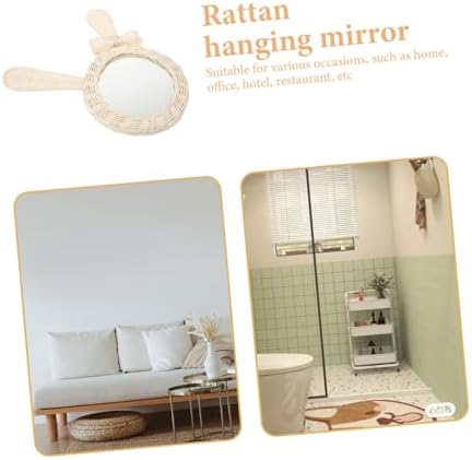 Garneck Rattan Decorative Wall Mirror