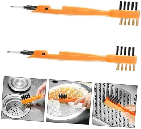 FOMIYES 2pcs Window Groove Cleaning Brush Multi-Function Home Tool