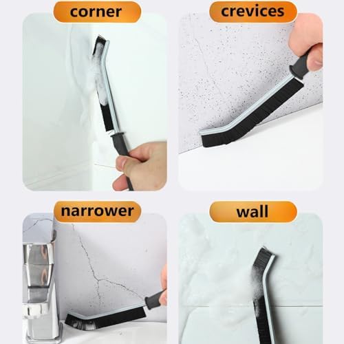 8 Pcs Hard Bristle Crevice Cleaning Brush Set