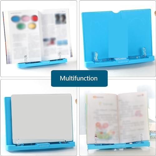 Adjustable Book Stand for Reading Cooking Textbooks