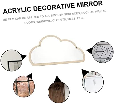 HEALLILY Acrylic Wall-Mounted Makeup Mirror