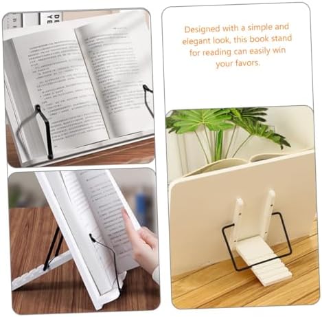 Adjustable Wooden Book Stand for Reading Display