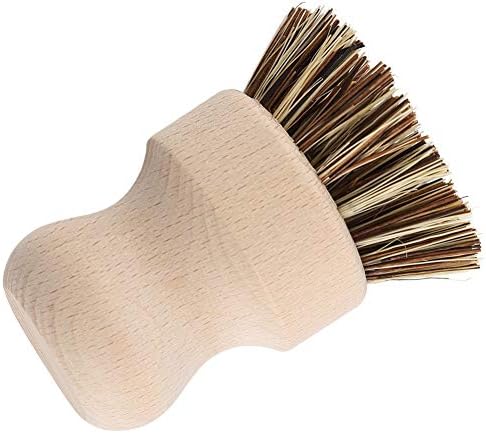Eco-Friendly Dish Scrubbing Brush with Sisal Silk