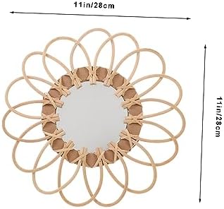 Beatifufu Woven Wall Hanging Mirror