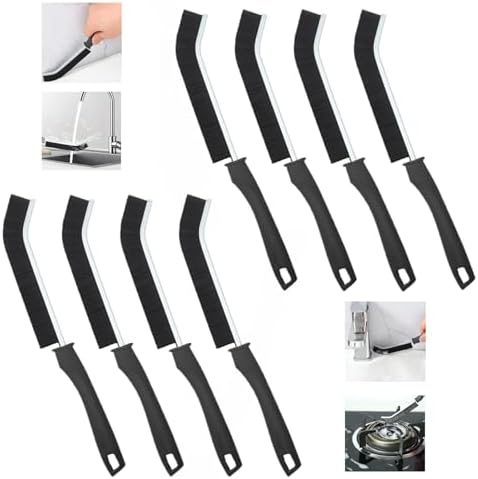 8 Pcs Hard Bristle Crevice Cleaning Brush Set