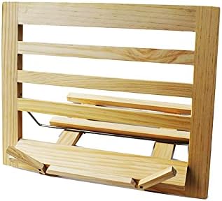 UHRLGHS Adjustable Wooden Cookbook Stand