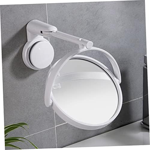 Wall Mounted Round Vanity Mirror Rotating Folding Dual Sided