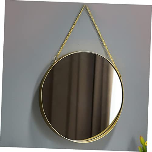 Large Round Wall-Mounted Vanity Mirror