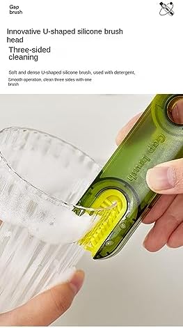 ZehRai 3-in-1 Multifunctional Cleaning Brush for Bottles and Cups