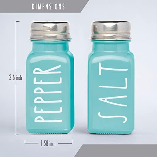 BUNOT Turquoise Salt Pepper Shakers Set 1