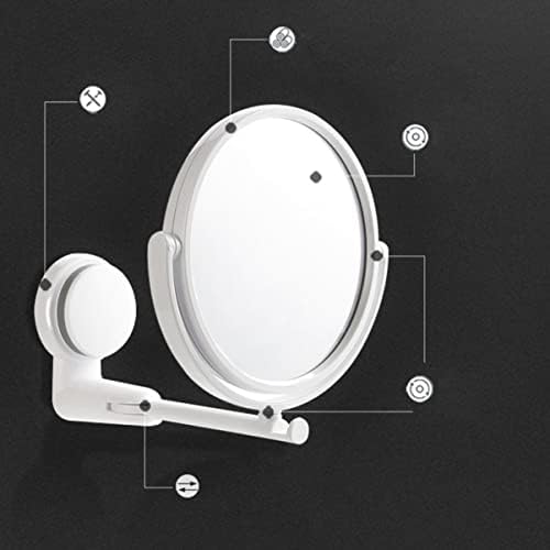 ASAKKURA Foldable Wall Mirror with 180 Rotation