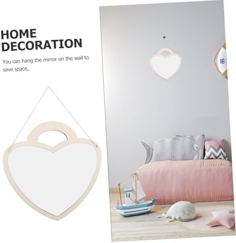 MAGICLULU Heart Lock Acrylic Mirror for Home Decor