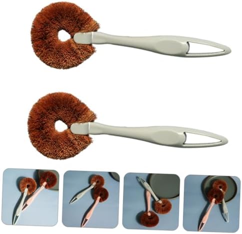 SHOWERORO 2pcs Long Handle Cleaning Brush Set 1