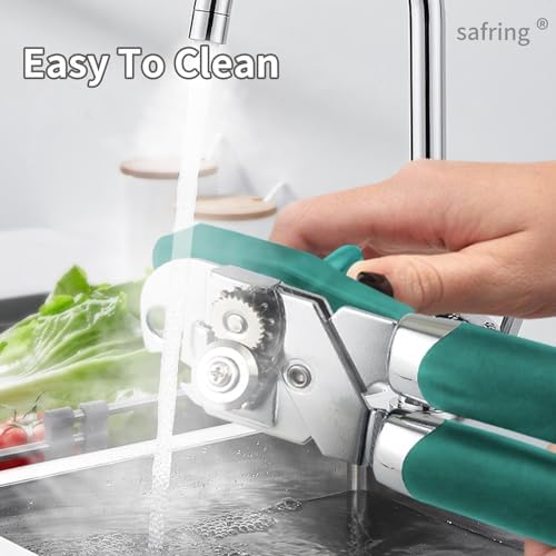 Safring Manual Can Opener with Bottle Opener