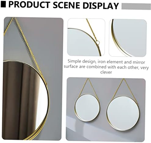 Outanaya Round Gold Mirror Wall Decor