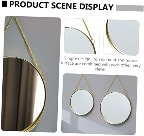 Sherchpry Round Vanity Mirror for Bathroom and Dormitory