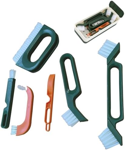 OUROBOT 6pcs Crevice Gap Cleaning Brush Tool Set