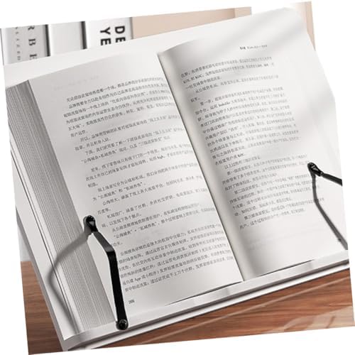 Operitacx Adjustable Wooden Book Stand for Desk Use and Reading Display