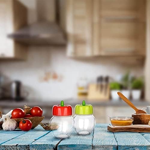 Tribello Seasoning Shaker Set Of 2 Glass Jar With Pepper Lid