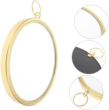 Ciieeo Gold Ring Wall-Mounted Mirror
