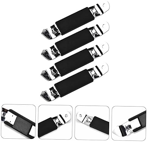 4pcs Manual Can Opener Beer Lid Remover Black Plastic Kit
