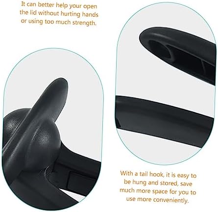 FUNOMOCYA Multi-functional Can Opener with Tail Hook and Ergonomic Handle