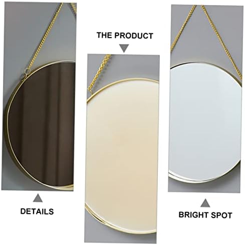 LIFKOME Round Wall Mounted Makeup Mirror