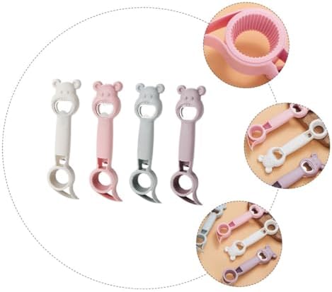 KICHOUSE 4 Pack Multi-Function Jar Opener Set