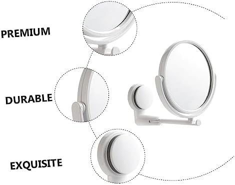 FOYTOKI Wall-Mounted Double-Sided Vanity Mirror