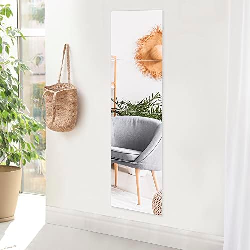 ZenStyle 14 Inch Frameless Glass Mirror Tiles Set