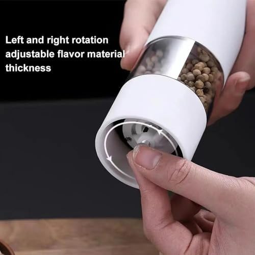 LEIXIUSM Orange Pepper Salt Mill Spice Grinder