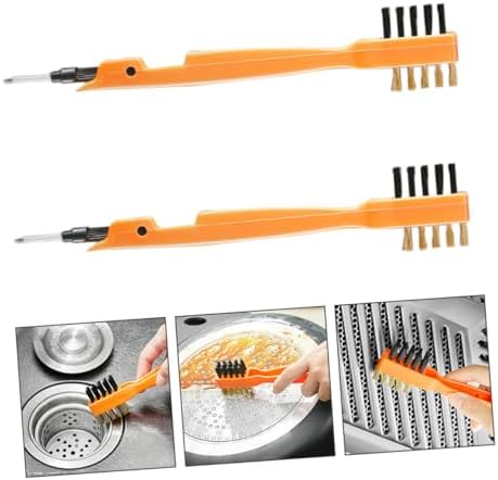 HAWILLOSCH 2 Pack Cleaning Brushes for Window Grooves and Tile Seams